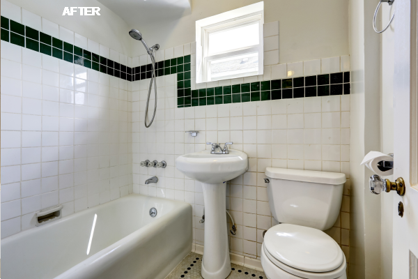 Antique Apron Tub Refinished to White